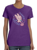 Adorable Bunny Happy Easter T-shirt -SmartPrintsInk Designs
