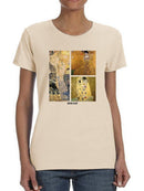 Gustav Klimt Art T-shirt -SmartPrintsInk Designs