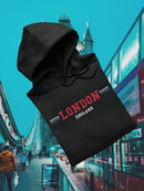 London England Hoodie -SmartPrintsInk Designs