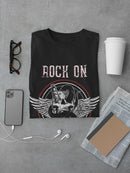 Rock On World Off T-shirt -SmartPrintsInk Designs