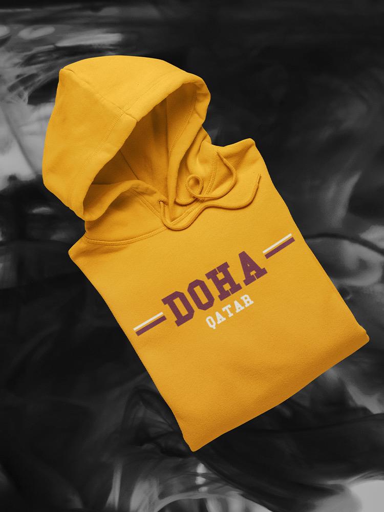 Doha Qatar Hoodie -SmartPrintsInk Designs