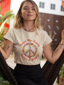 Raise A Hippie T-shirt -SmartPrintsInk Designs