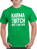 Karma Is A B*Tch T-shirt -SmartPrintsInk Designs