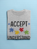 Autism Awareness Love T-shirt -SmartPrintsInk Designs