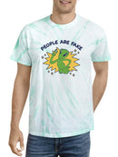People Are Fake Tie Dye Tee -SmartPrintsInk Designs