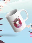 Geisha Woman Mug -SmartPrintsInk Designs