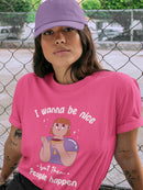 People Happen Shaped T-shirt -SmartPrintsInk Designs