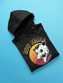 Eww, People. Opossum Hoodie -SmartPrintsInk Designs