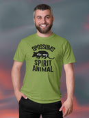 Opossums Are My Spirit Animal T-shirt -SmartPrintsInk Designs
