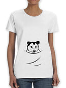 Wrapped Opossum Shaped T-shirt -SmartPrintsInk Designs