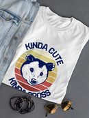 Kinda Cute, Kinda Gross Shaped T-shirt -SmartPrintsInk Designs