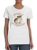Nothing Is Im-Possum-Ble! Shaped T-shirt -SmartPrintsInk Designs
