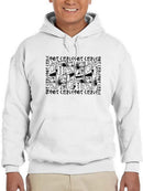 Manga Style Woman Hoodie -SmartPrintsInk Designs