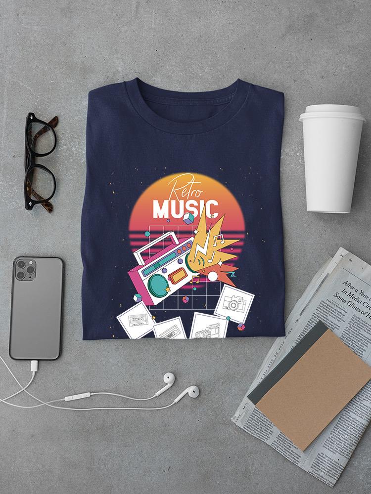 Retro Music T-shirt -SmartPrintsInk Designs