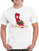 California Bear State T-shirt -SmartPrintsInk Designs