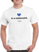 In A Relationsh*T T-shirt -SmartPrintsInk Designs