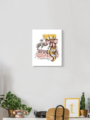 Talking To The Flowers Wall Art -SmartPrintsInk Designs