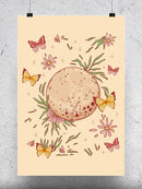 Butterflies And Plants Wall Art -SmartPrintsInk Designs