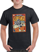 Retro Cinema Movie Night T-shirt -SmartPrintsInk Designs