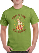 Follow The Bunny T-shirt -SmartPrintsInk Designs