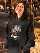 Anime Art Hoodie -SmartPrintsInk Designs