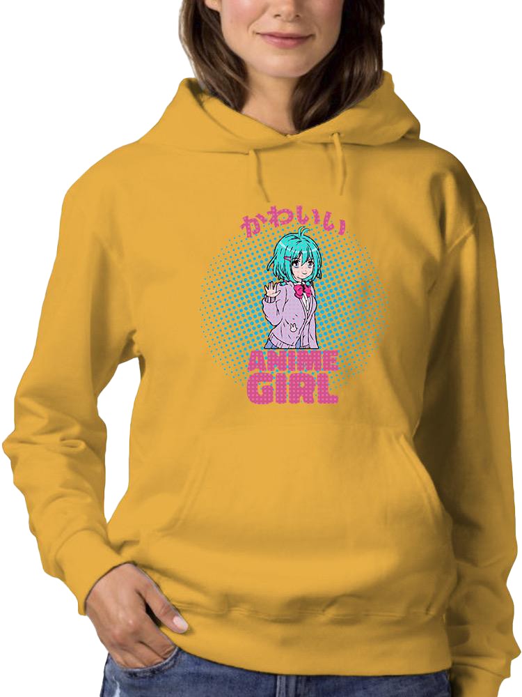 Anime Girl Hoodie -SmartPrintsInk Designs