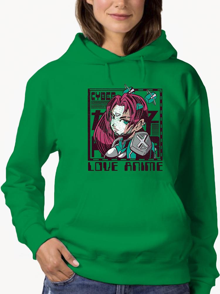 Love Anime. Hoodie -SmartPrintsInk Designs