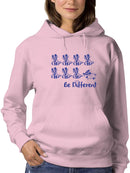 Be Different Hoodie -SmartPrintsInk Designs