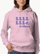 Be Different Hoodie -SmartPrintsInk Designs