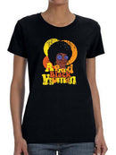 A Proud Black Woman Shaped T-shirt -SmartPrintsInk Designs