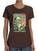 The Creature With X Ray Specs T-shirt -SmartPrintsInk Designs