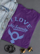 Love My Sorority Sisters T-shirt -SmartPrintsInk Designs