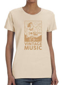 Vintage Music T-shirt -SmartPrintsInk Designs