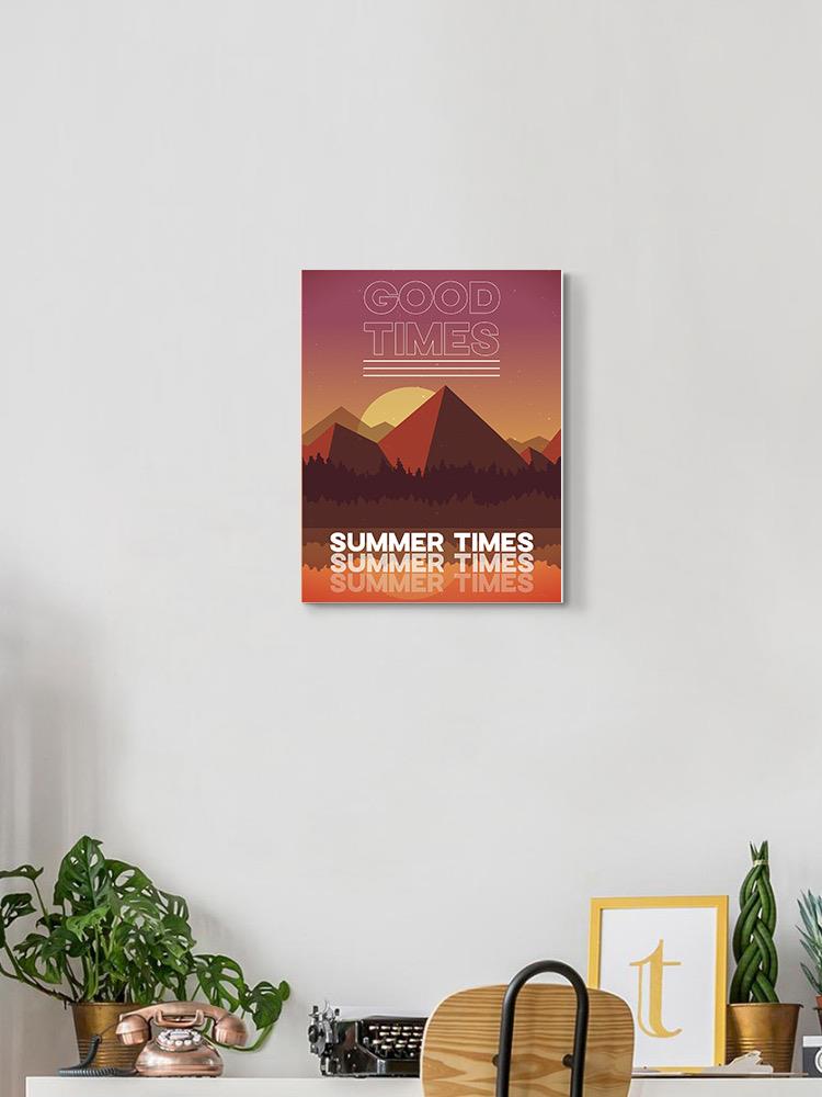 Good Summer Times Wall Art -SmartPrintsInk Designs