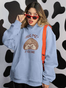 Hug Me If You Dare Hoodie -SmartPrintsInk Designs
