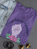 Know Your Power Shaped T-shirt -SmartPrintsInk Designs