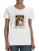 Vintage Photo Of A Woman Shaped T-shirt -SmartPrintsInk Designs