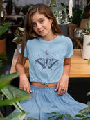 Lunar Butterfly T-shirt -SmartPrintsInk Designs