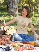 Hello Spring Basket T-shirt -SmartPrintsInk Designs