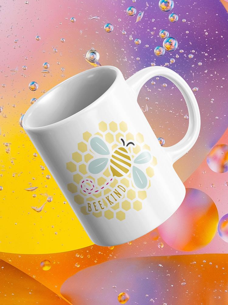 Bee Kind Art Mug -SmartPrintsInk Designs