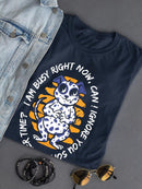 Ignoring You Some Other Time Shaped T-shirt -SmartPrintsInk Designs