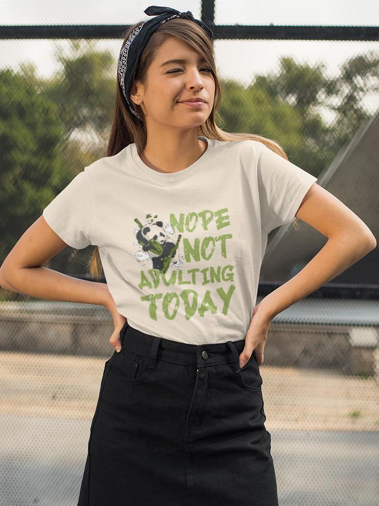 Not Adulting Today Panda T-shirt -SmartPrintsInk Designs