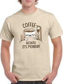 Coffee Its Monday T-shirt -SmartPrintsInk Designs