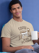 Coffee Its Monday T-shirt -SmartPrintsInk Designs