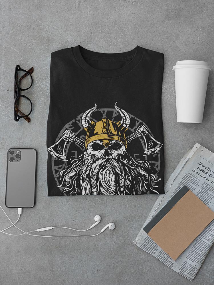 To Valhalla Viking Skull T-shirt -SmartPrintsInk Designs