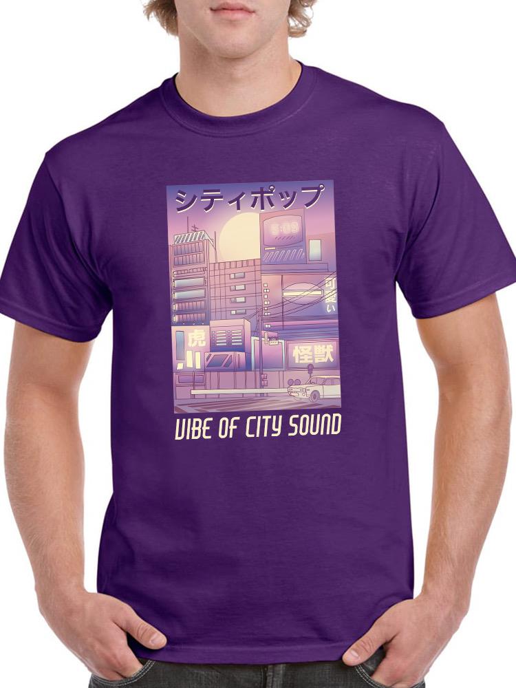 City Sound Vibe Art T-shirt -SmartPrintsInk Designs