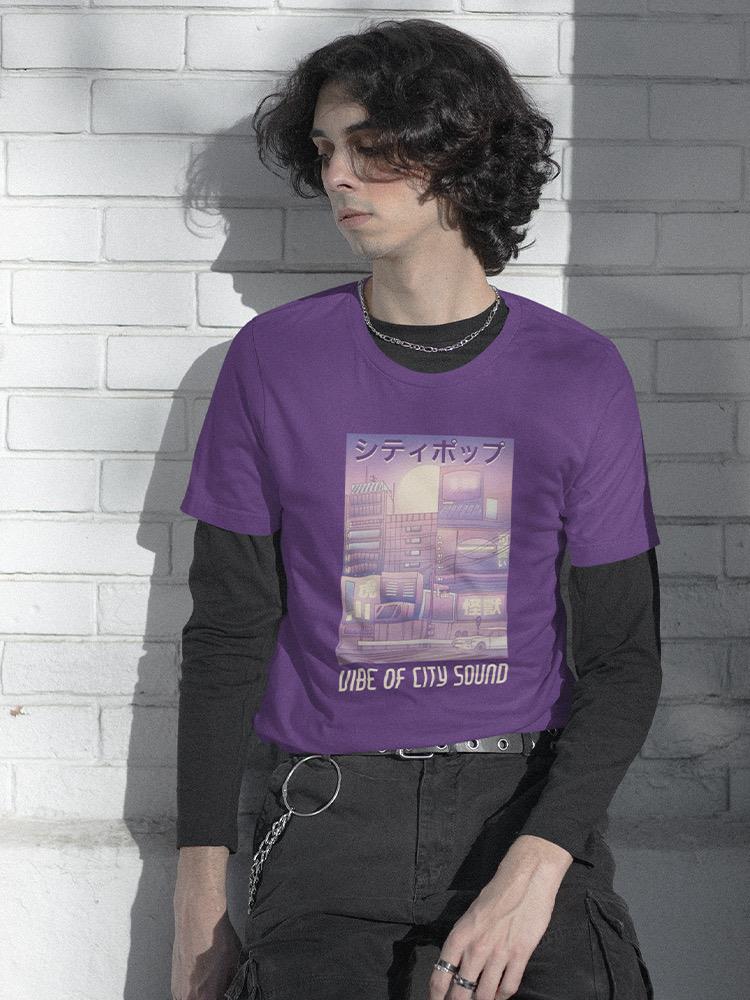 City Sound Vibe Art T-shirt -SmartPrintsInk Designs