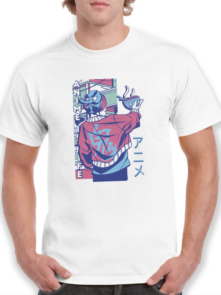 Anime Is Life Illustration T-shirt -SmartPrintsInk Designs