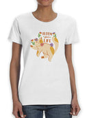 Bloom Your Life Kitten Shaped T-shirt -SmartPrintsInk Designs