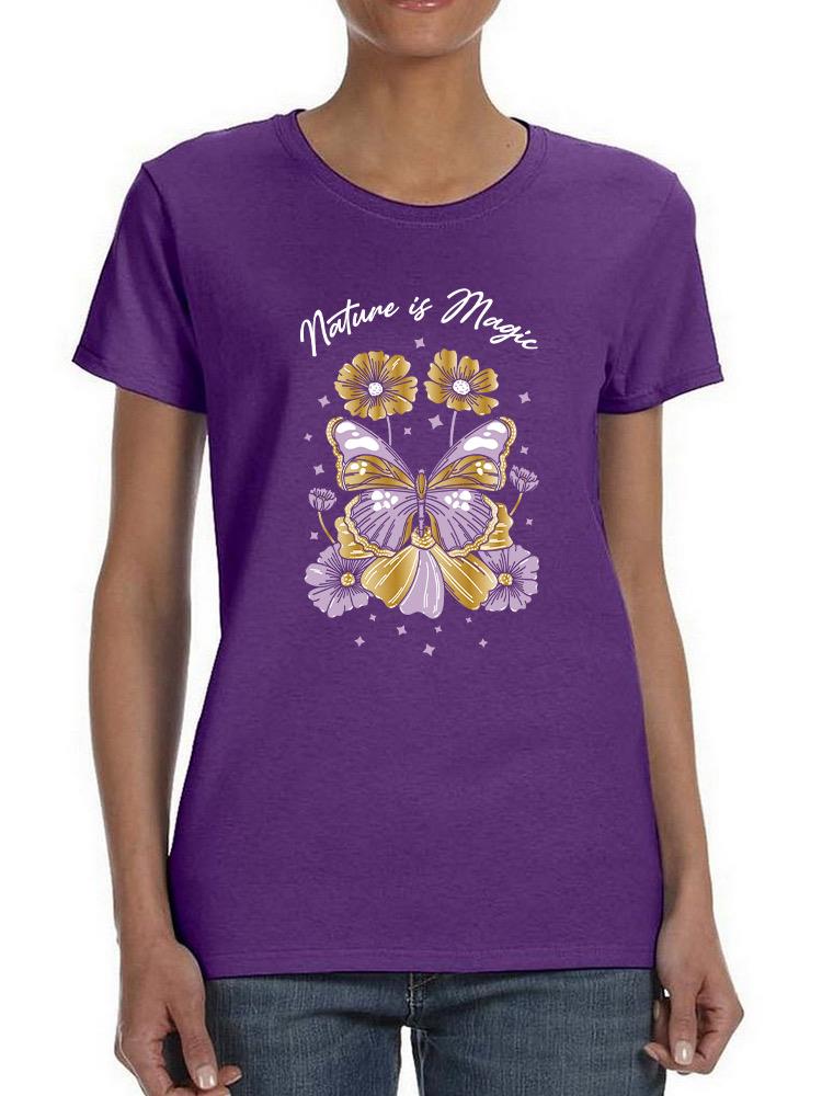 Nature Is Magic Butterflies T-shirt -SmartPrintsInk Designs